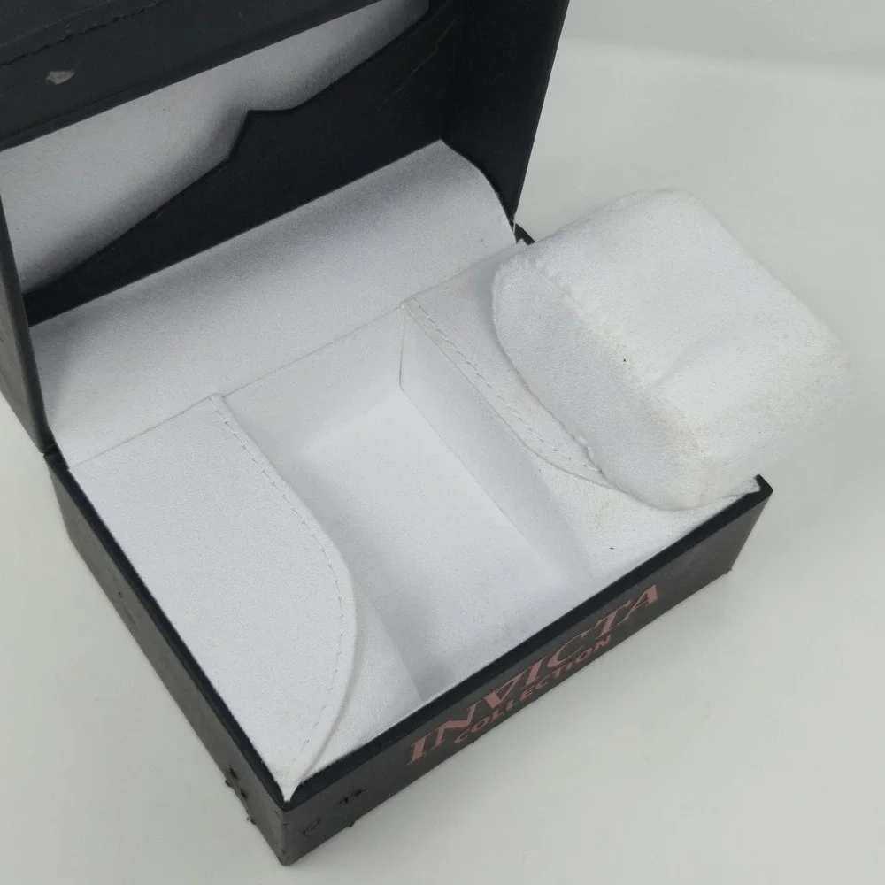 EMPTY Invicta Watch Box Black‎ Wave Case - PEELING EXTERIOR - For Parts/Storage